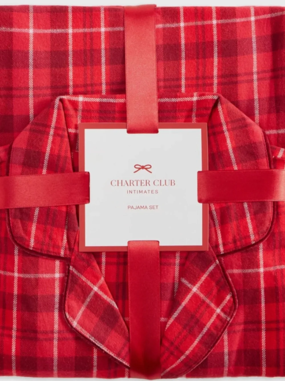 Charter Club Women's 2-Pc. Cotton Flannel Packaged Pajamas Set, Bennet Plaid - Picture 3 of 3